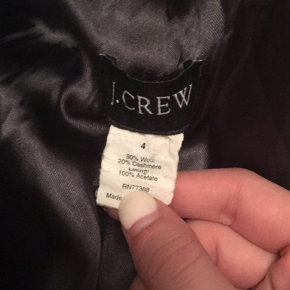 J Crew Wool Trench Coat - Picture 5 of 5